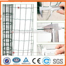 Anping High quality galvanized PVC coated Park Low carbon steel Euro fence